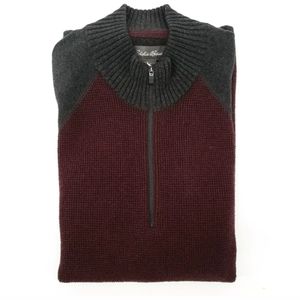 Eddie Bauer 1/4 Zip Sweater Knit Slim fit Pullover
